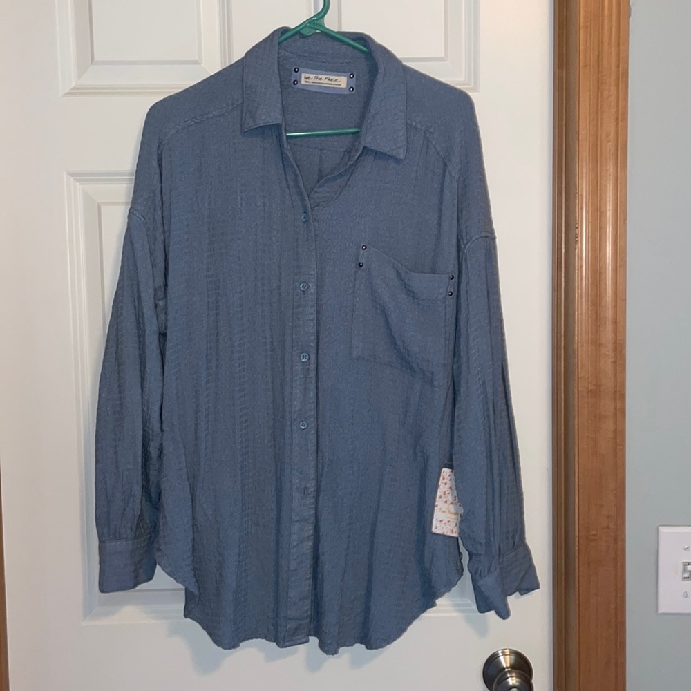 NWT Free People Button Down Shirt